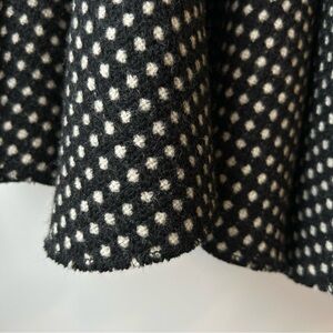 Anna Sui Vintage Wool Tweed Polka Dot Skirt